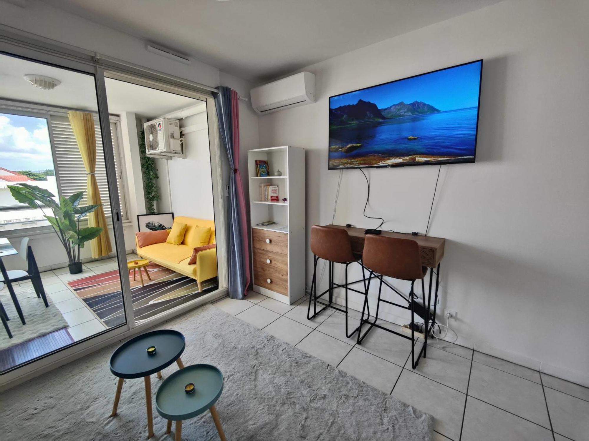 Studio Vanille - Vue Mer Saint-Denis Eksteriør bilde